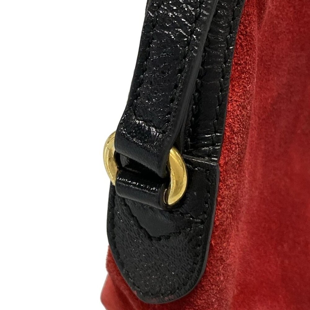 Authentic GUCCI Ophidia Suede Patent Leather Canvas Shoulder Bag br484-120725 - Picture 8 of 16